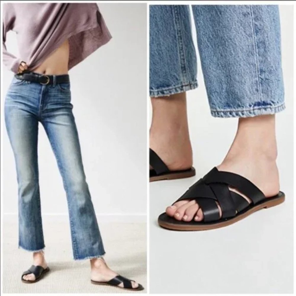NEW Madewell boardwalk woven strap sandals - Picture 2 of 6